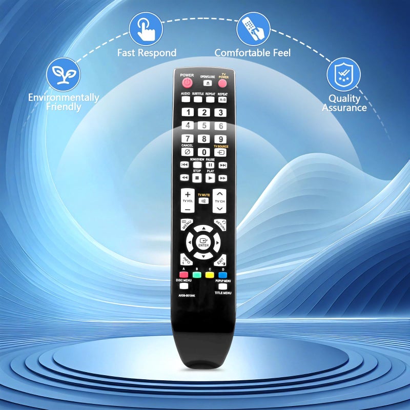 Beyution AK59-00104K Replacement Remote Control Fit for Samsung Blu-Ray DVD Player BD-P1590 BD-P1590C BD-P1600 BD-P3600 BD-P4600 BD-P1590/1600 BDP3600 BDP-1590 BDP1602 BD-P1600/XAA BD-P1650 BD-P1600A - Image 3